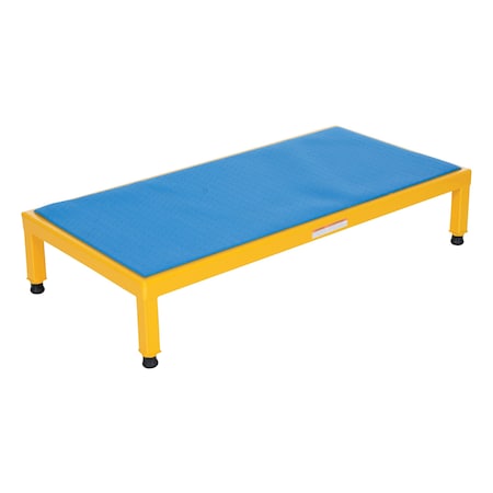 Vestil Adj. Steel Stand, 10-1/2-16-1/2 H, 24 x 48, 10.5 Overall Height, Steel, Yellow AHT-H-2448